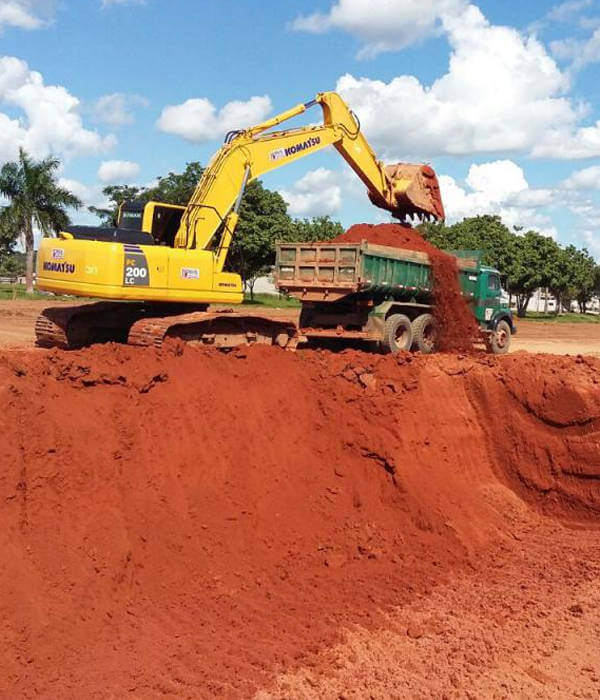 Desaterro - Canarinho Locação e Terraplanagem